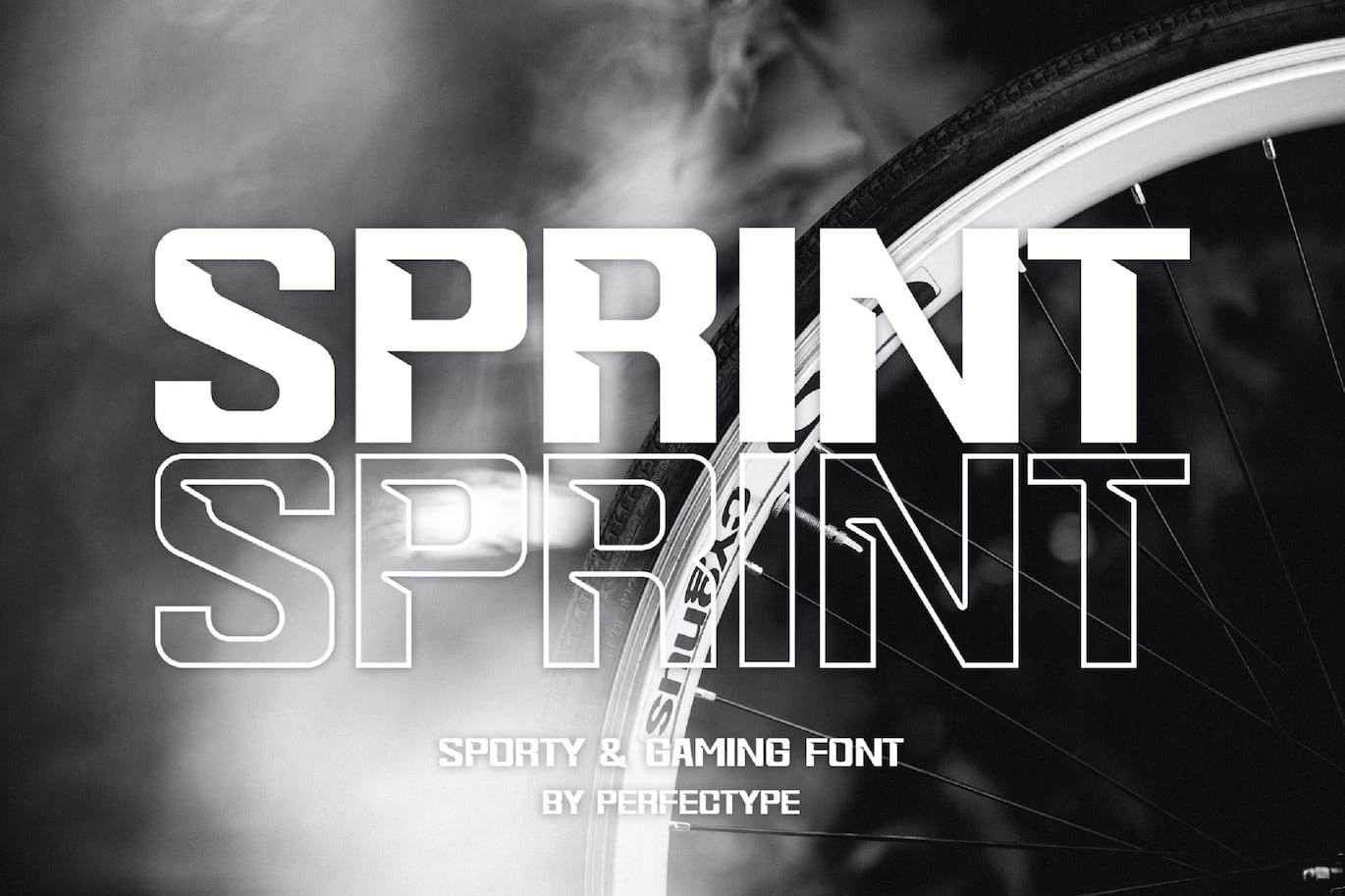 现代无衬线字体 Sprint Modern Sans Serif Font Typeface