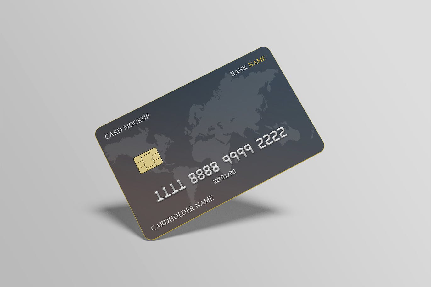 信用卡设计风格样机 Credit Card Mockup