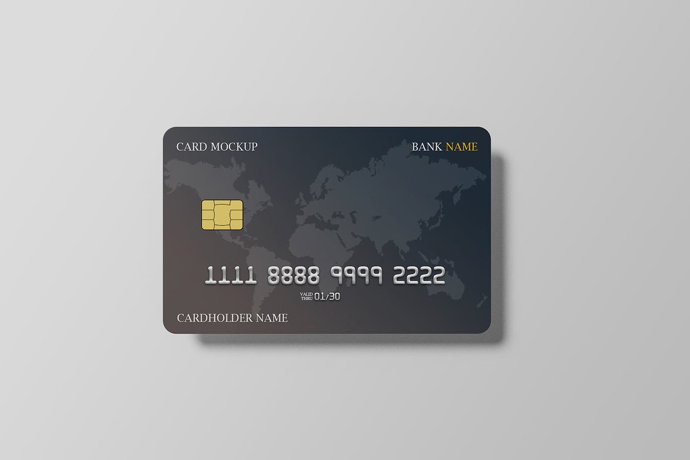 信用卡设计风格样机 Credit Card Mockup