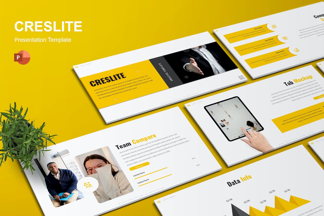 创意Powerpoint模板 Creslite &#8211; Creative Powerpoint Template