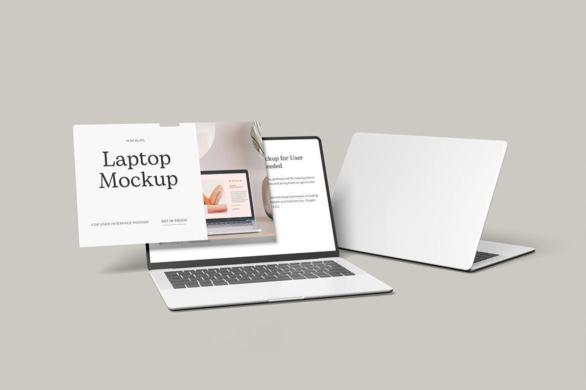 设计展示笔记本电脑样机 Awesome Laptop Mockup