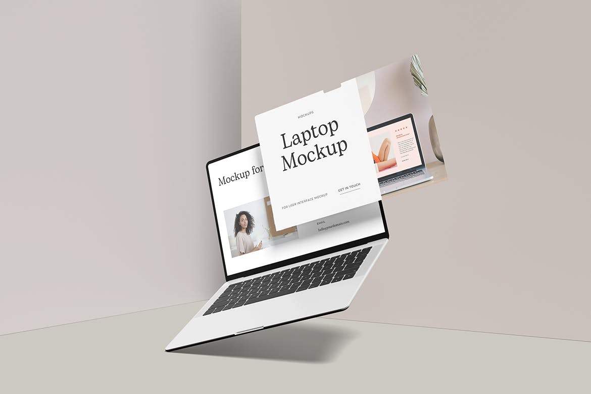 设计展示笔记本电脑样机 Awesome Laptop Mockup