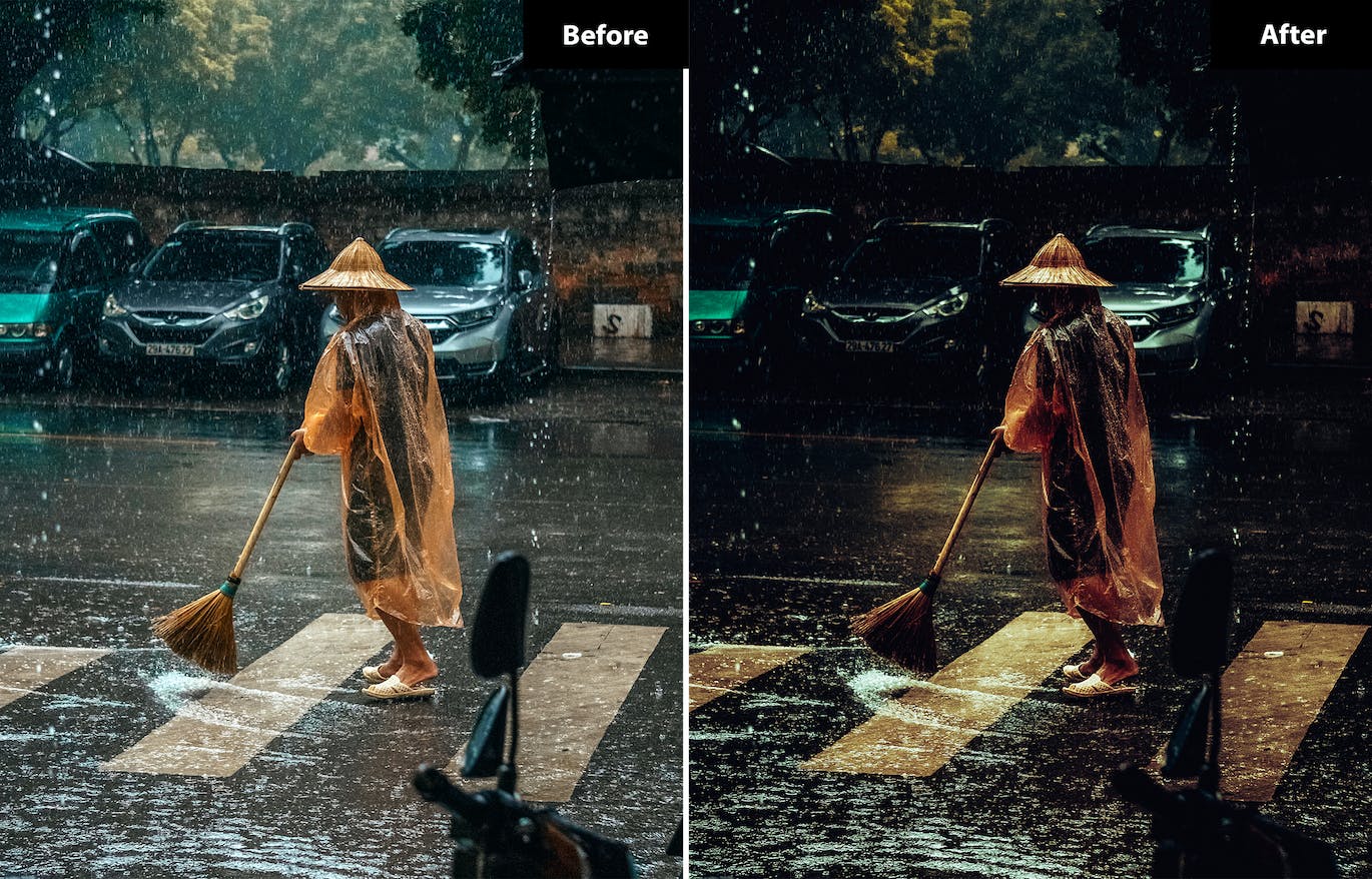 6 个街头拍摄后期调色 Lightroom 和 Photoshop 预设 6 Street Lightroom and Photoshop Presets