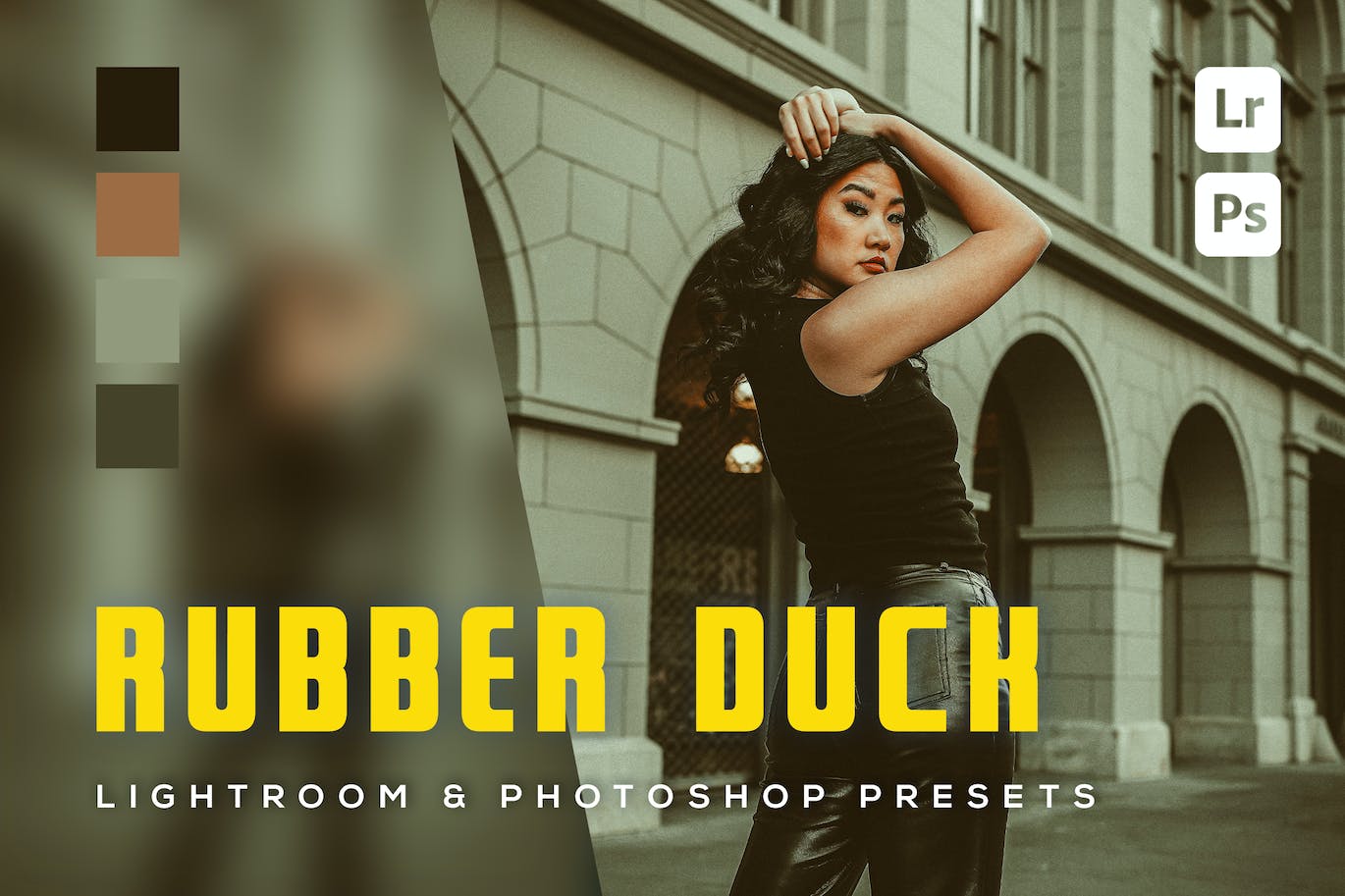 6 个复古老照片风格滤镜 Lightroom 和 Photoshop 预设 6 Rubber duck Lightroom and Photoshop Presets