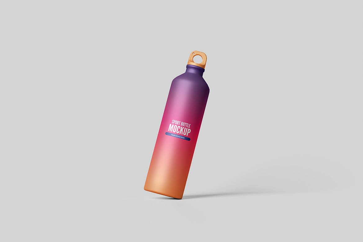 运动水杯样机模板 Sport Bottle Mockup