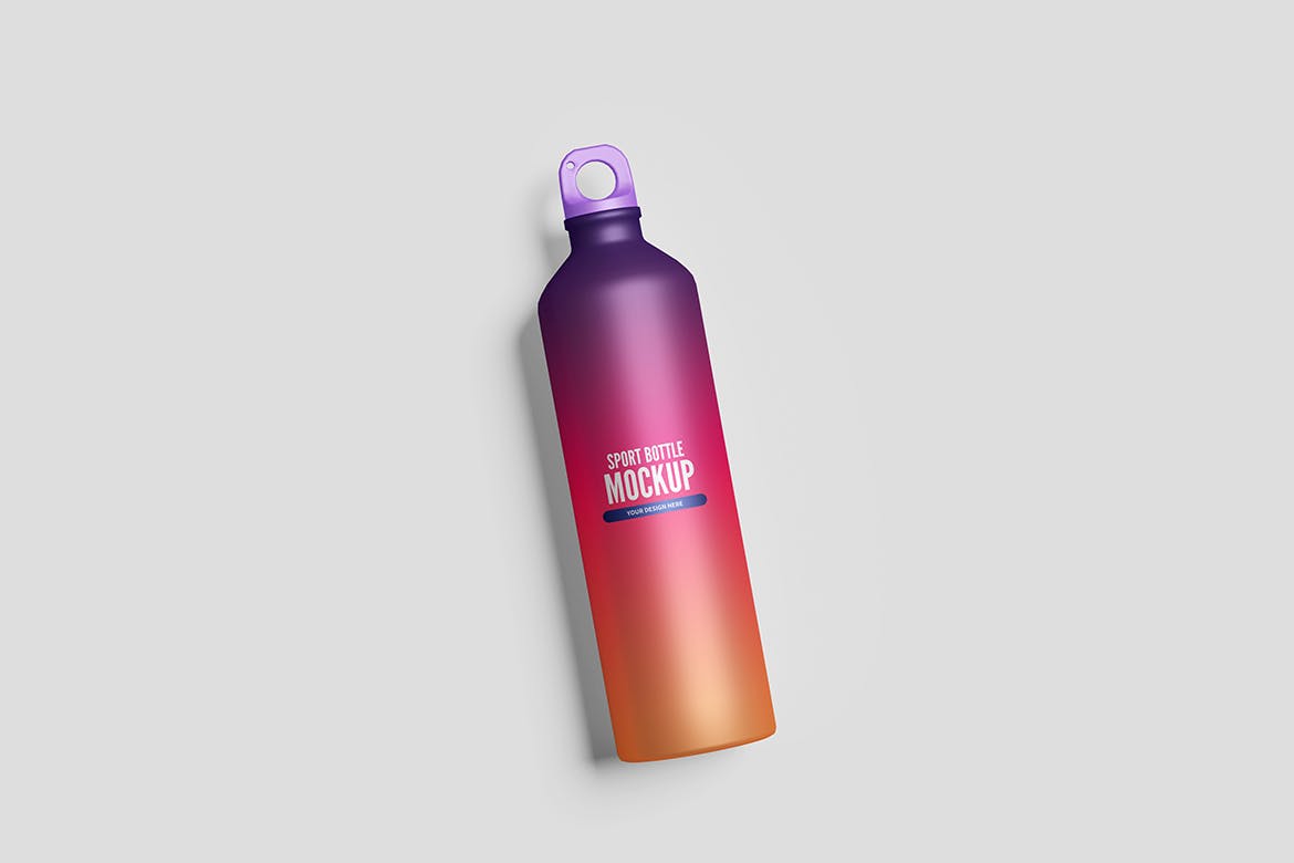 运动水杯样机模板 Sport Bottle Mockup