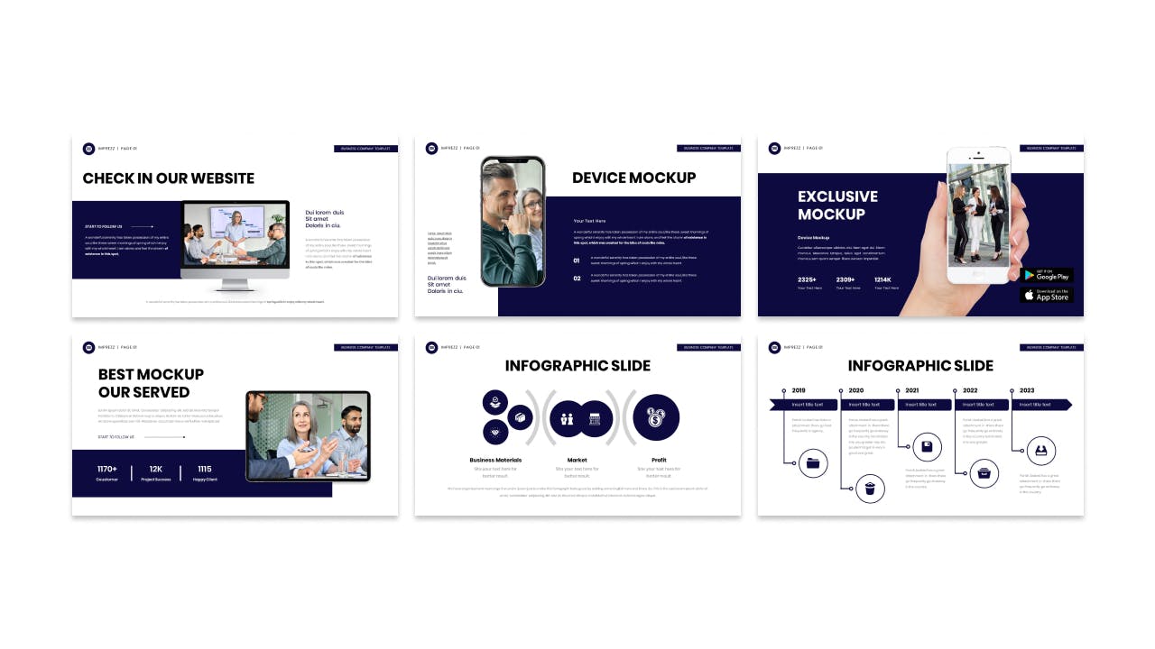 业务演示文稿PPT模板 Imprezz Business Presentation PowerPoint Template