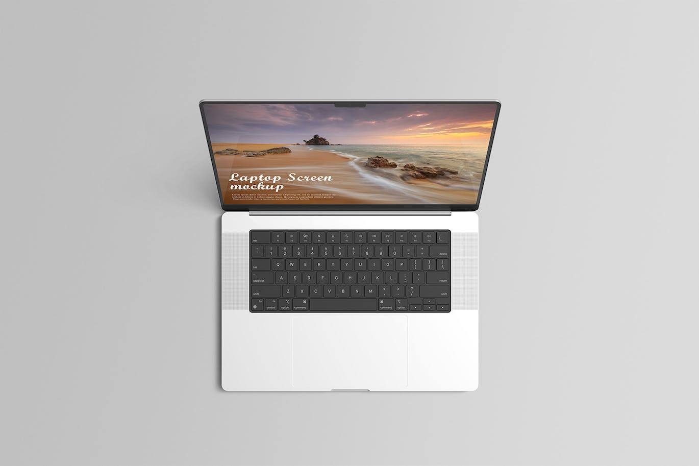 Mac笔记本电脑屏幕显示样机 Laptop Screen Display Mockup