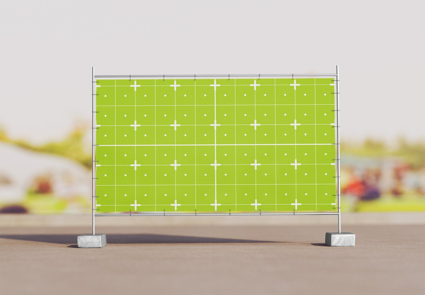 大型广告架样机模板 Big Advertising Stand Mockup