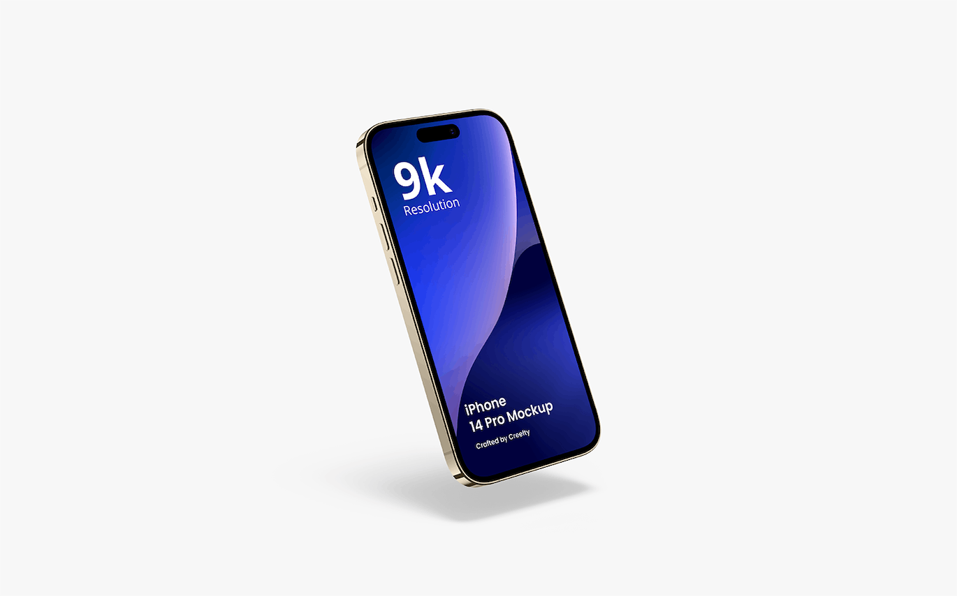 iPhone 14 Pro 样机模板 iPhone 14 Pro Mockup 4.0