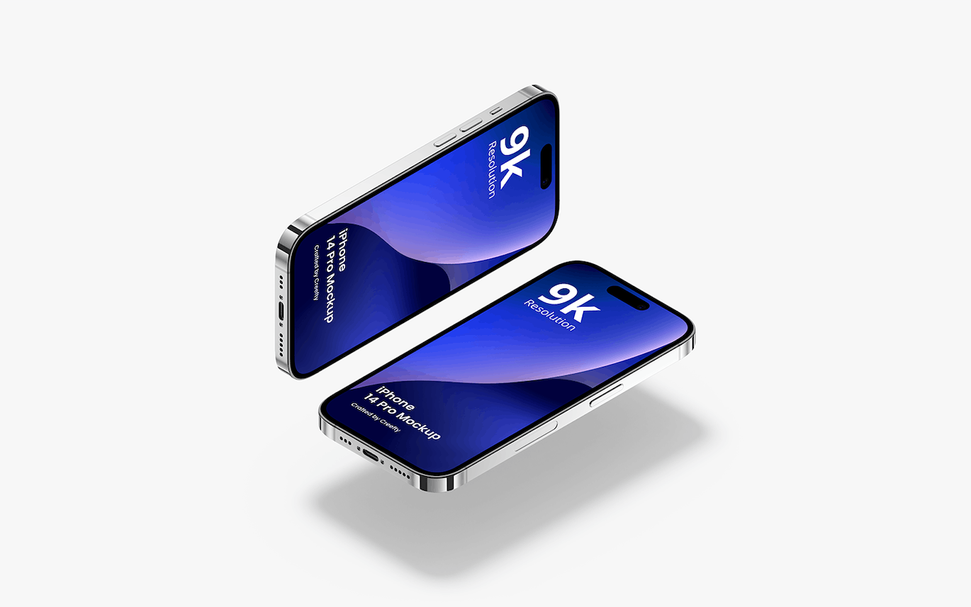 iPhone 14 Pro 样机模板 iPhone 14 Pro Mockup 4.0