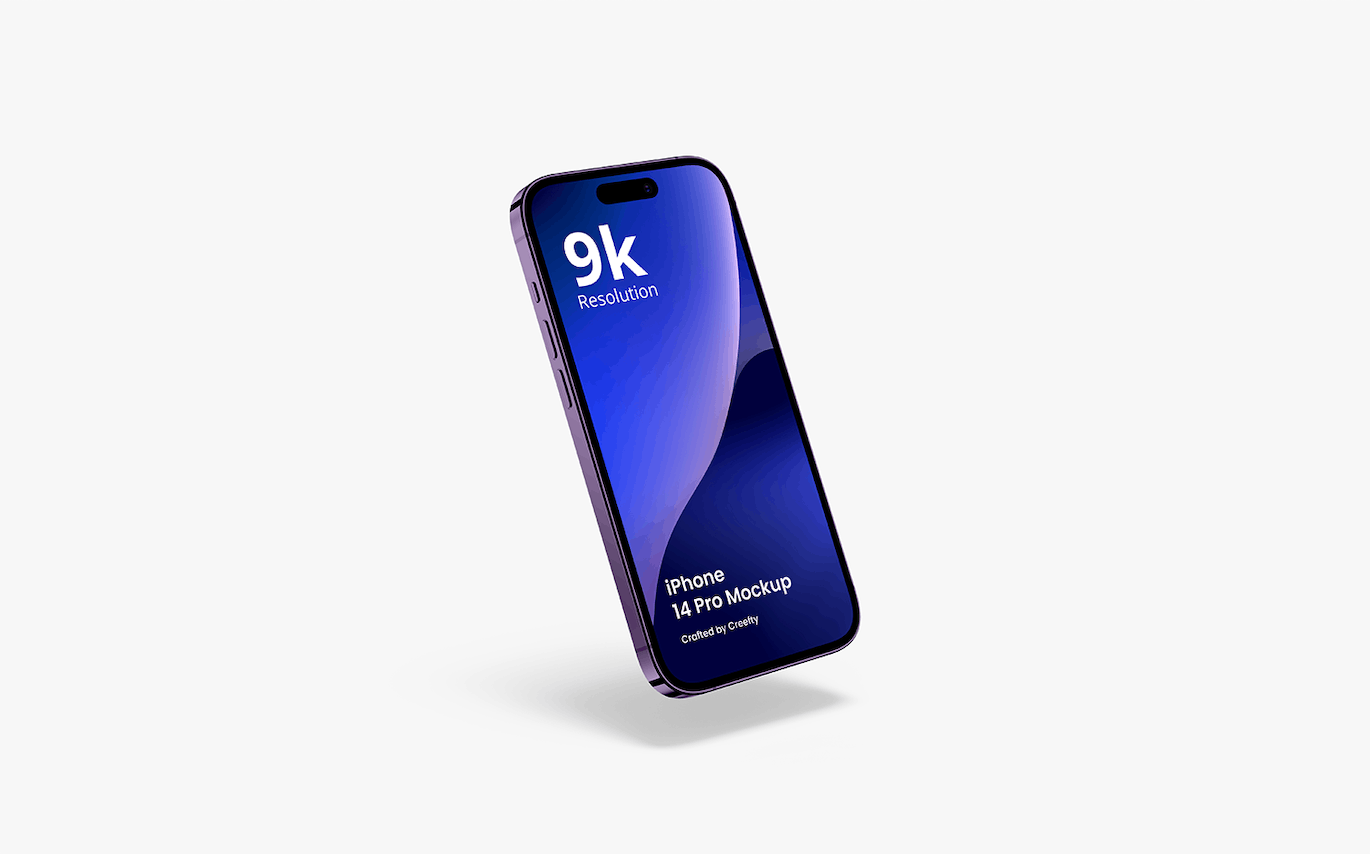 iPhone 14 Pro 样机模板 iPhone 14 Pro Mockup 4.0