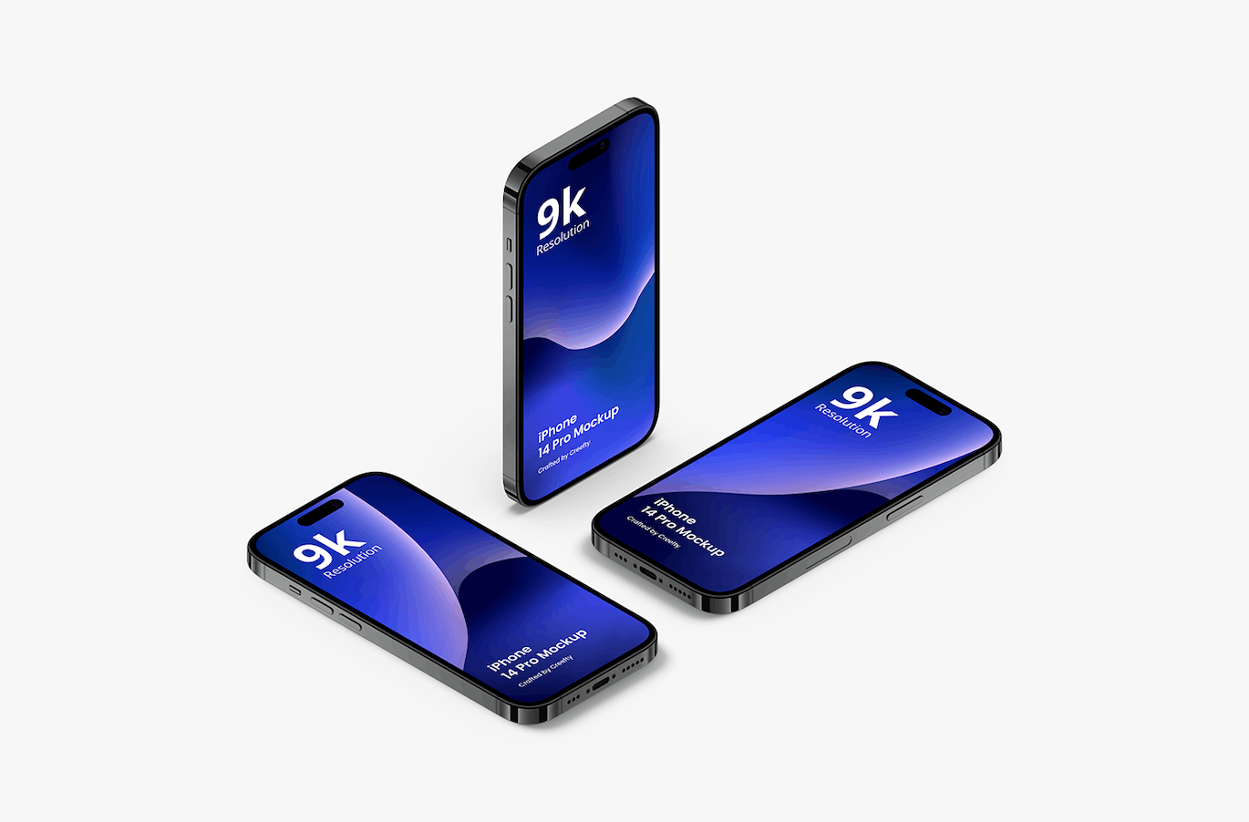 iPhone 14 Pro 样机模板 iPhone 14 Pro Mockup 4.0