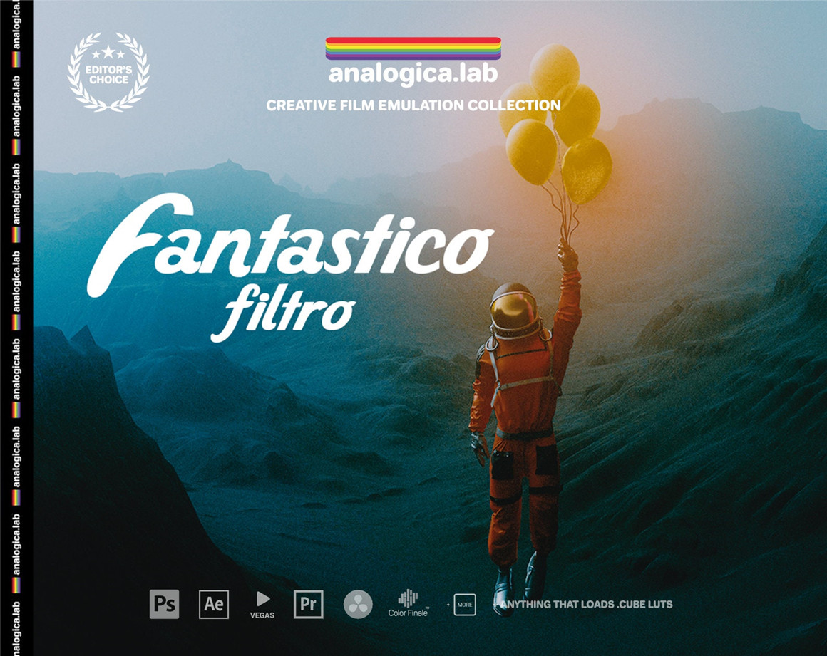 Analogica Lab - Fantastico Filtro 创意梦幻温暖胶片模拟色彩外观LUT调色预设（9471） -