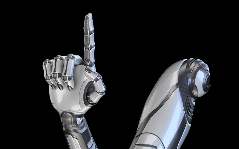 科幻机器人女人手臂3D模型 Sci &#8211; Fi Robot Woman Arm &#8211; Rigged 3D model_