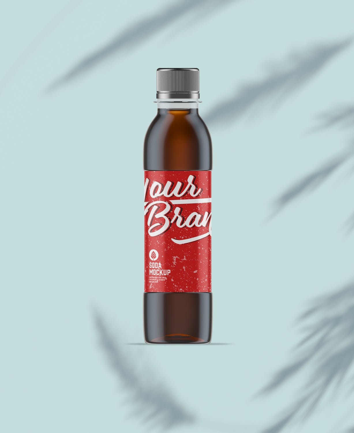 苏打饮料可乐瓶样机 Soda Drink Bottle Mockup