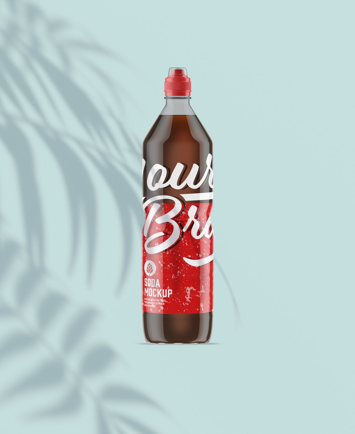 苏打饮料可乐瓶样机 Soda Drink Bottle Mockup