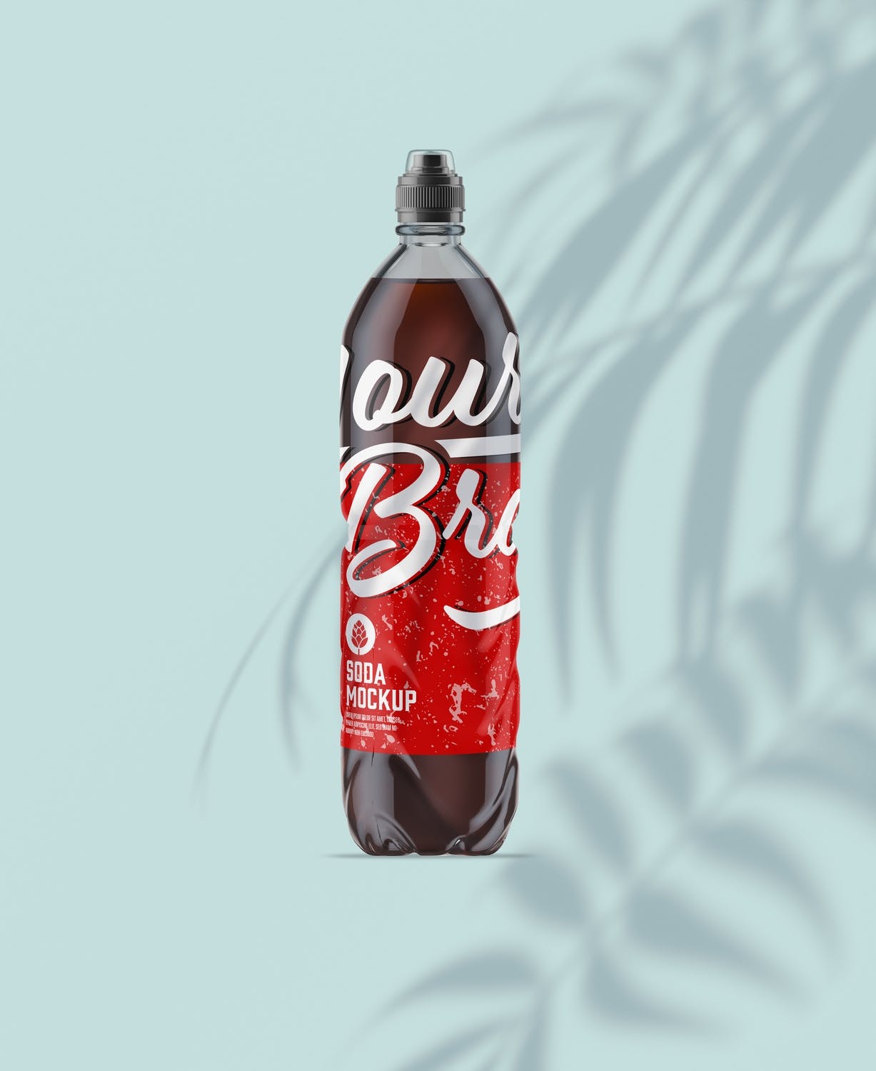 苏打饮料可乐瓶样机 Soda Drink Bottle Mockup