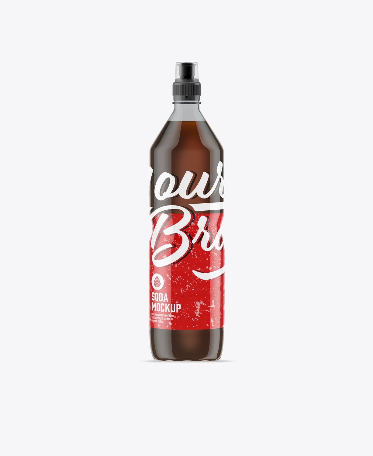 苏打饮料可乐瓶样机 Soda Drink Bottle Mockup