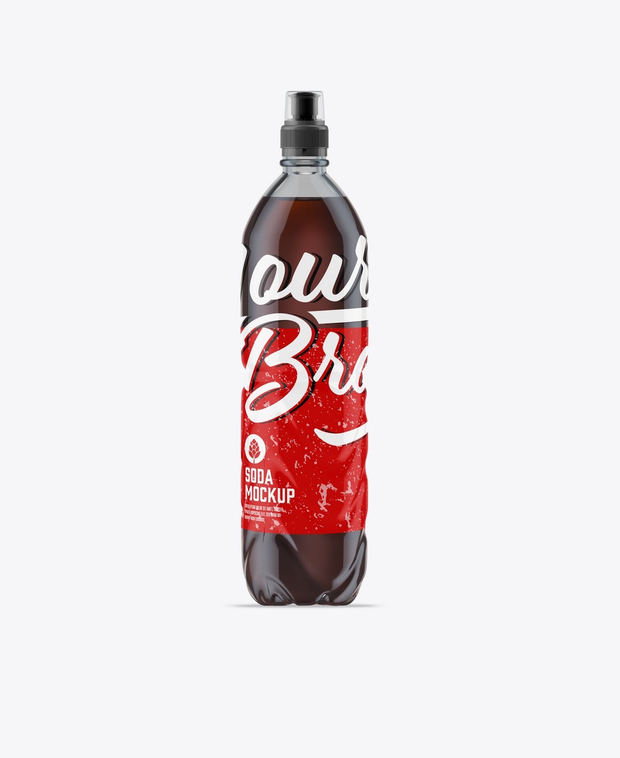 苏打饮料可乐瓶样机 Soda Drink Bottle Mockup