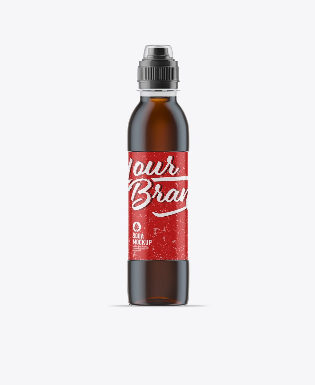 苏打饮料可乐瓶样机 Soda Drink Bottle Mockup