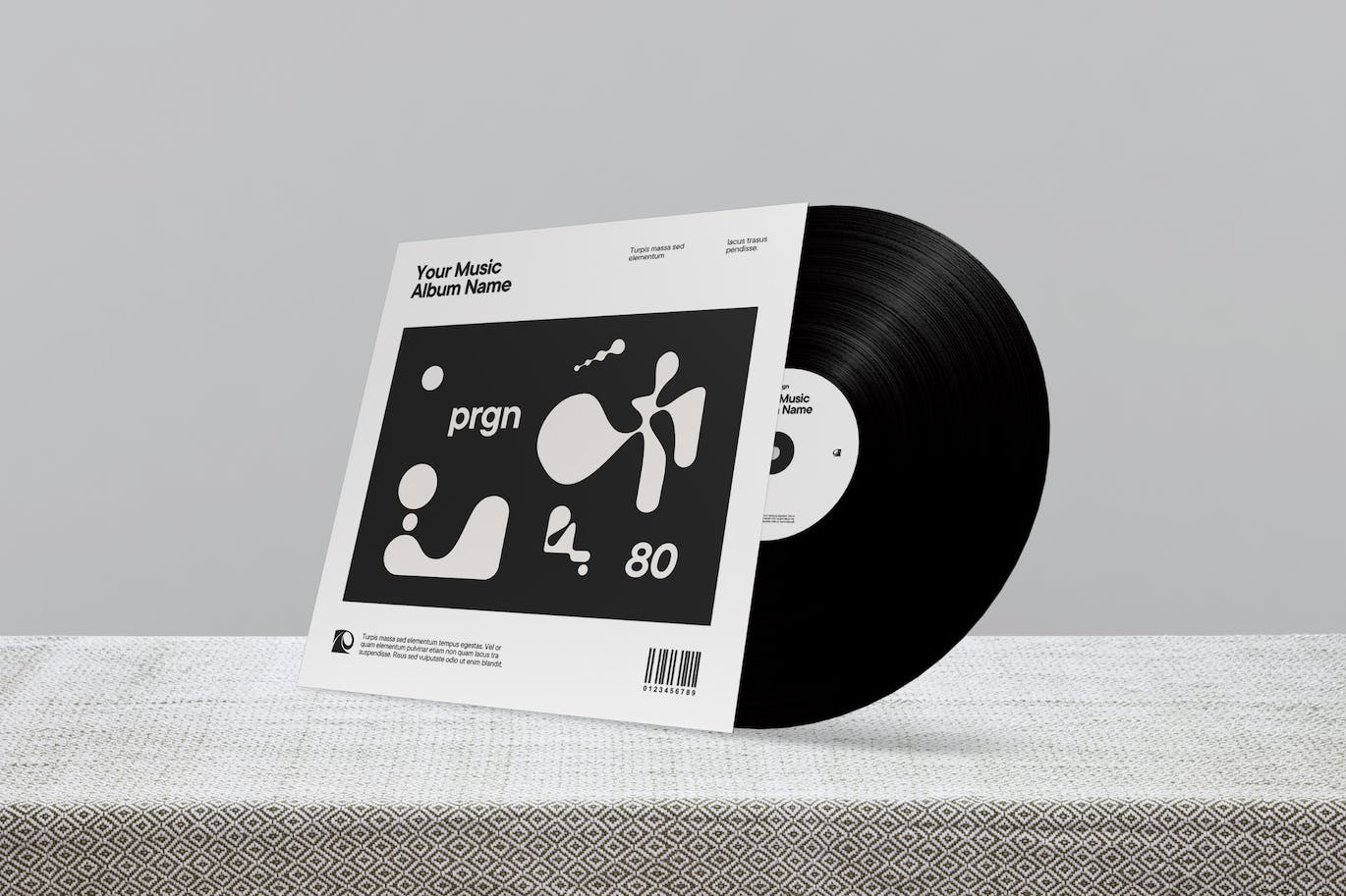 黑胶唱片样机 Vinyl Record Mockup