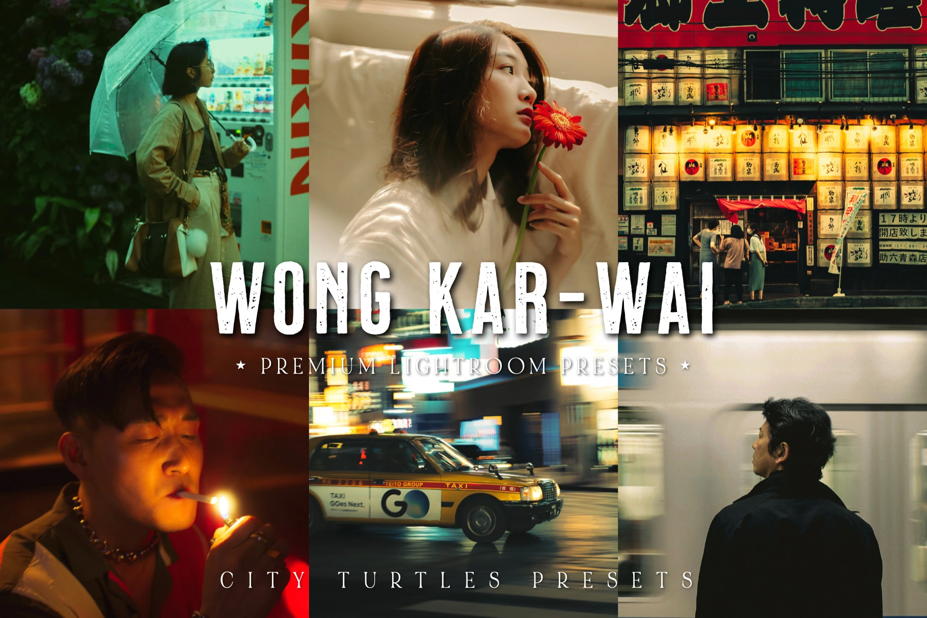 王家卫情绪电影艺术风格人像摄影LR调色预设 Wong Kar-Wai Cine Lightroom Presets（9651） -