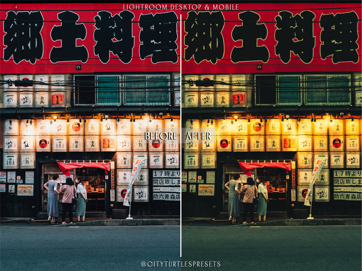 王家卫情绪电影艺术风格人像摄影LR调色预设 Wong Kar-Wai Cine Lightroom Presets（9651） -