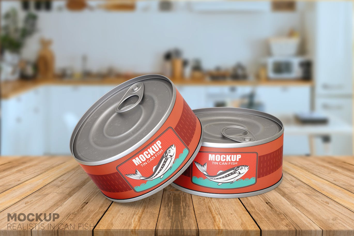 鱼罐头样机 Can Fish Mockup