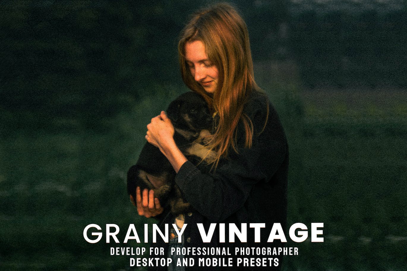 颗粒感复古照片效果LR预设 Grainy Vintage &#8211; Desktop and Mobile Presets