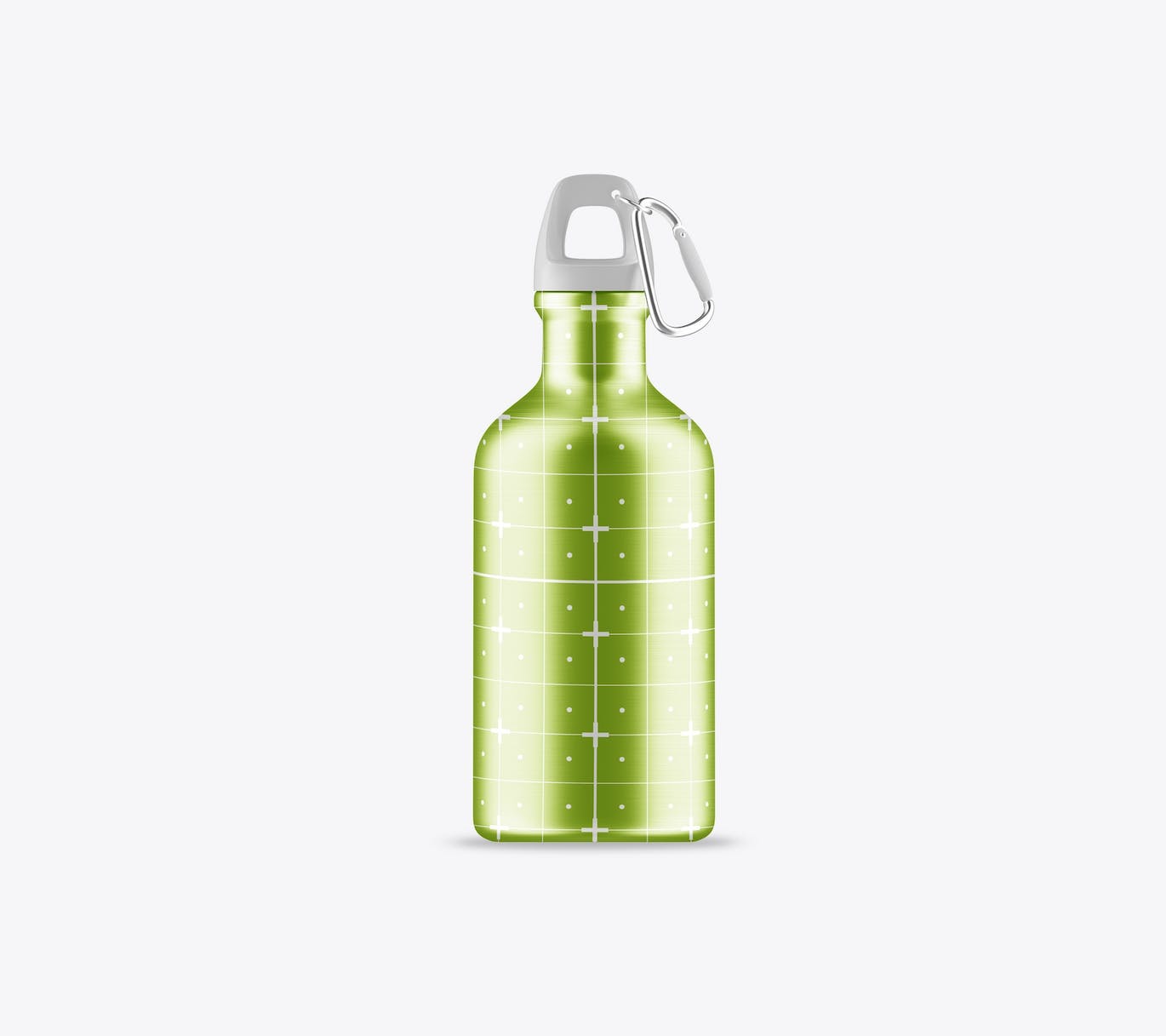 金属运动水杯样机 Set Metallic Thermo Bottles Mockup