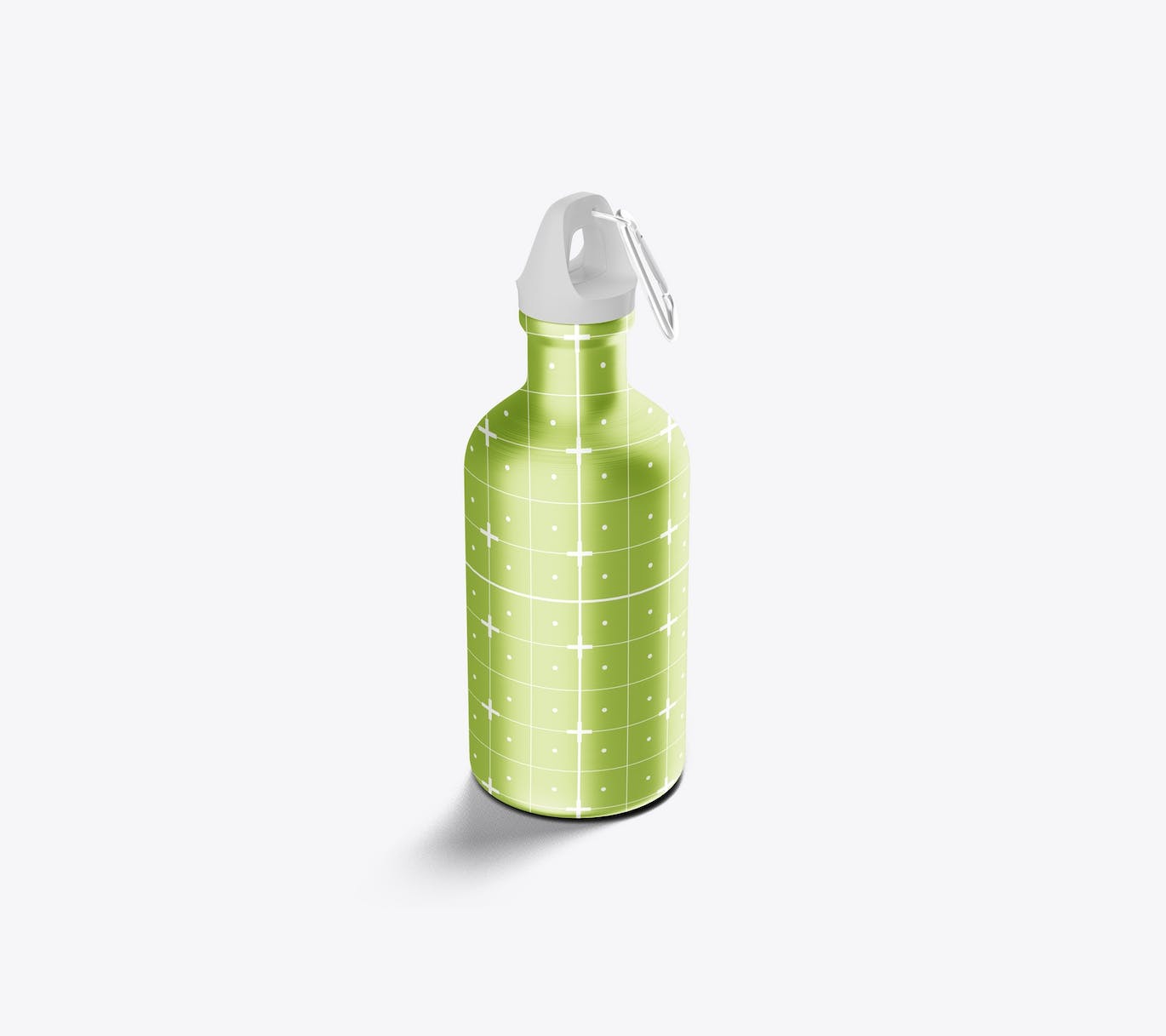 金属运动水杯样机 Set Metallic Thermo Bottles Mockup