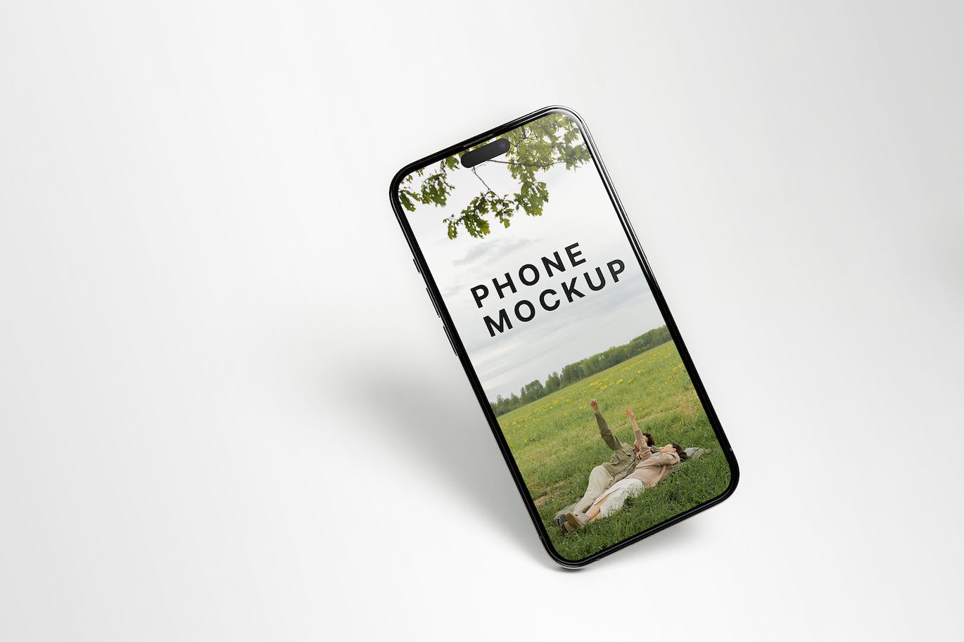 iPhone 14 Pro 设备屏幕样机模板 Device Screen iPhone 14 Pro Mockup Template