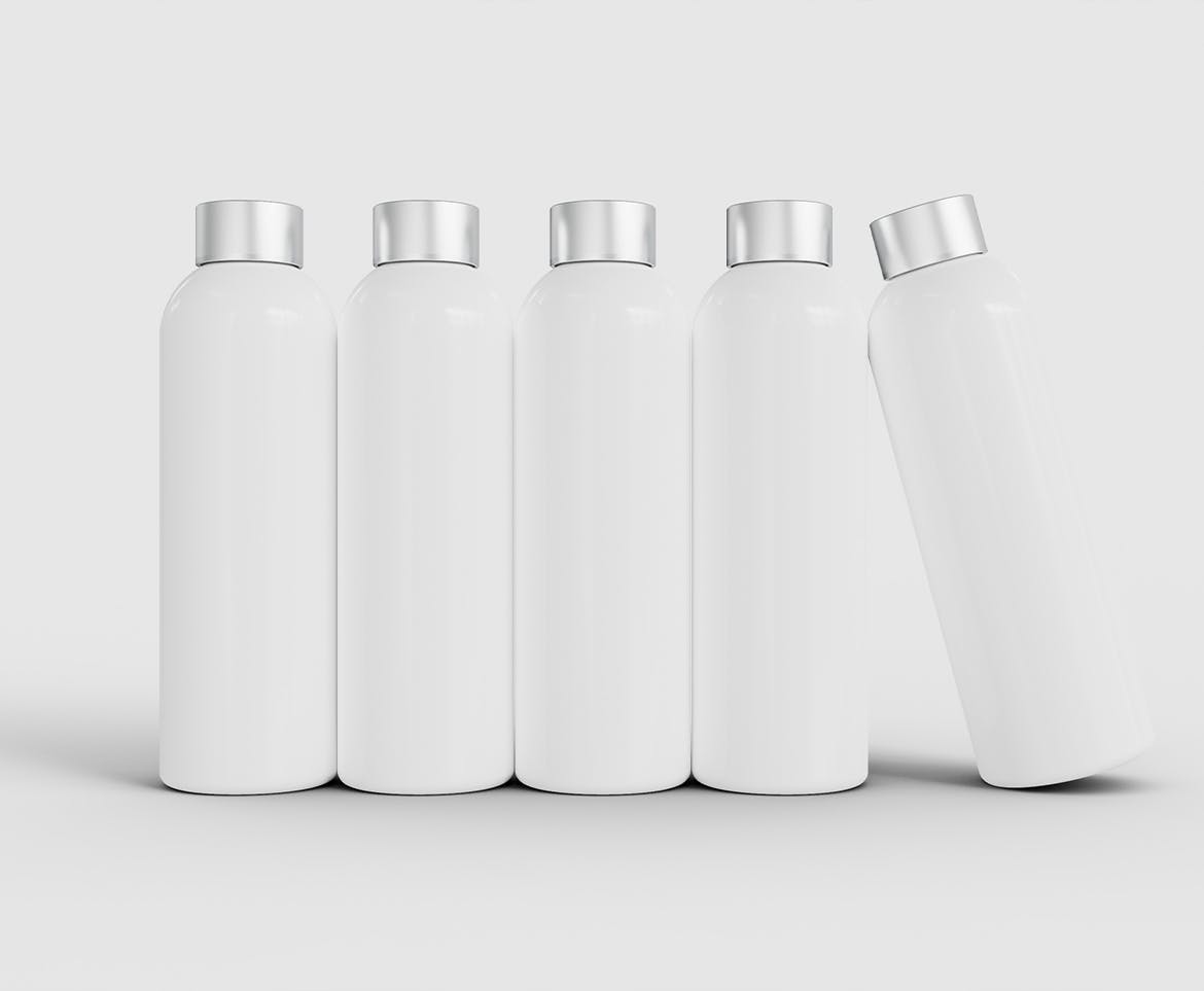 不锈钢保温杯样机 Stainless Steel Bottles Mockup