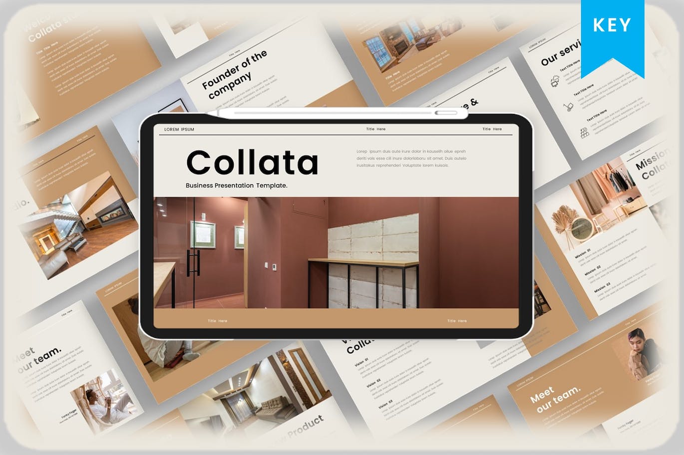 商业思维Keynote幻灯片创意模板 Collata &#8211; Business Keynote Template