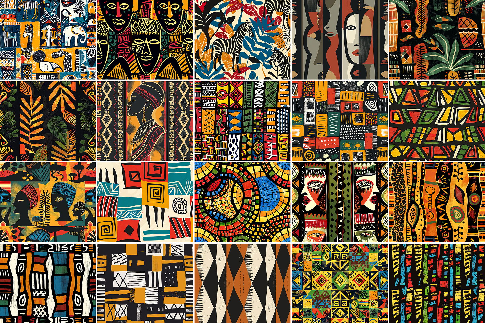 700+ African Patterns