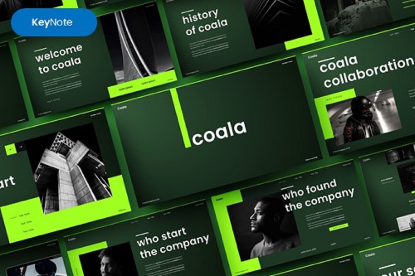 商业前沿Keynote幻灯片演示文稿模板 Coala – Business Keynote Template