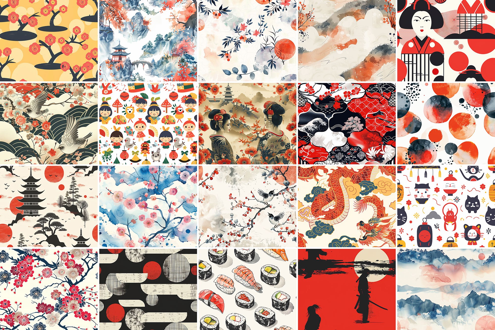 500+ Japanese Patterns