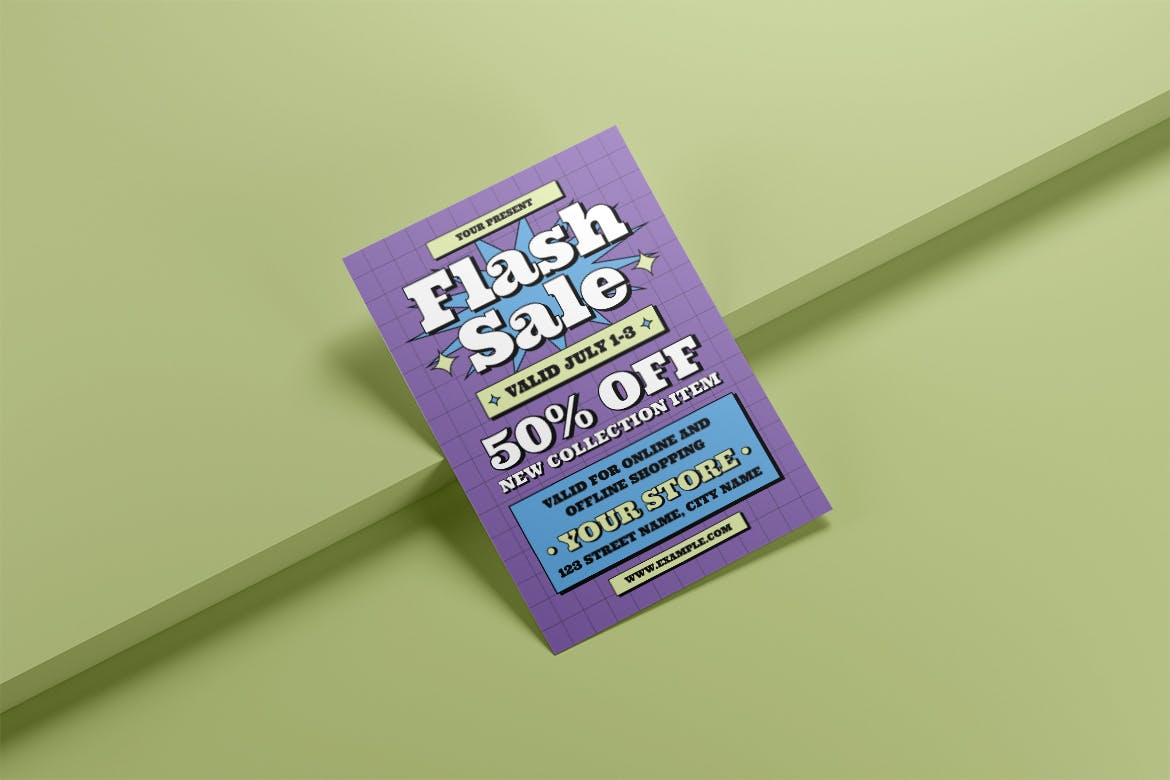 闪购活动社交海报套件 Flash Sale &#8211; Flyer Media Kit