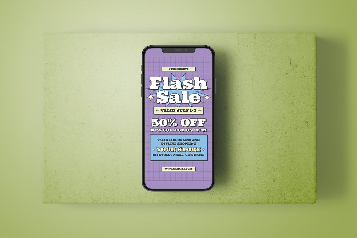 闪购活动社交海报套件 Flash Sale &#8211; Flyer Media Kit