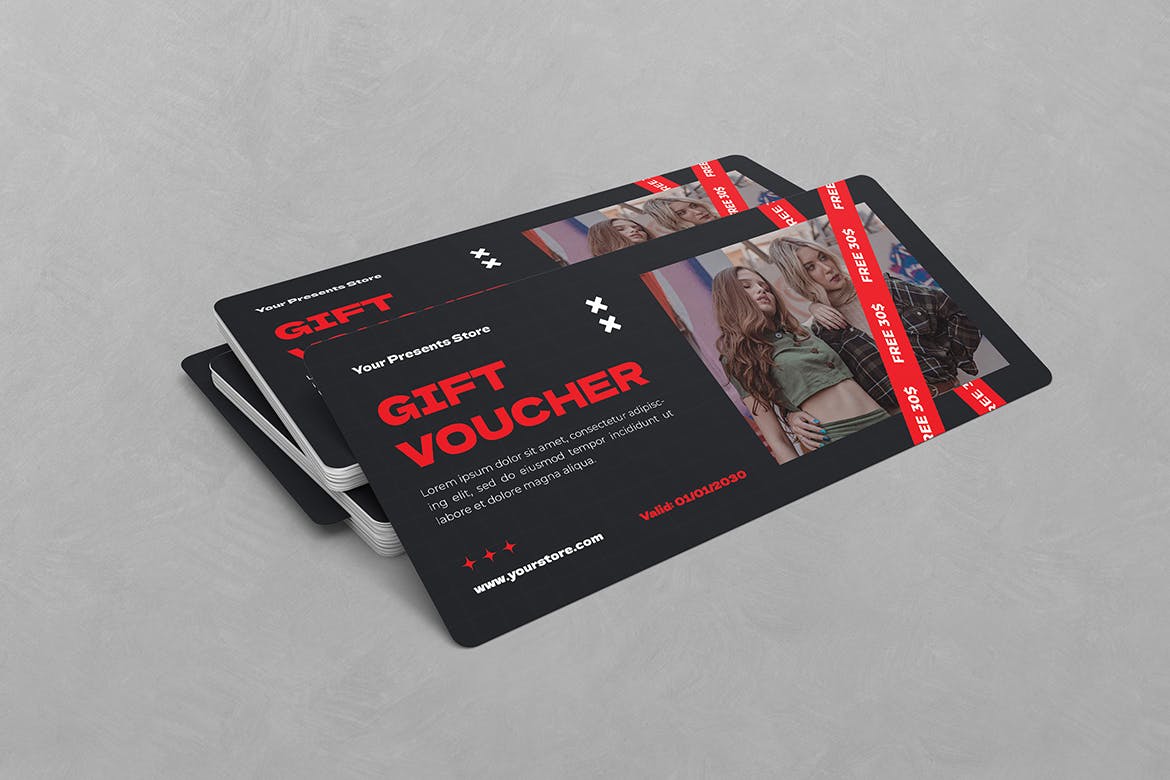 礼品折扣券模板 Gift Voucher