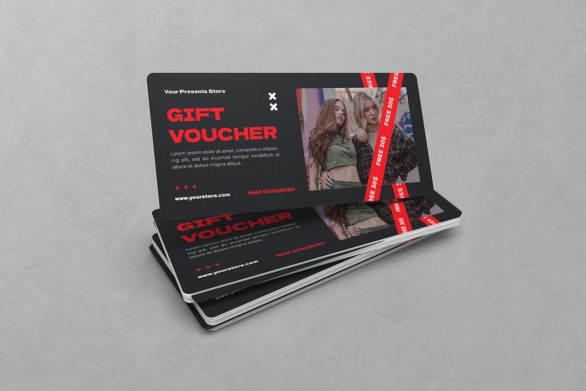 礼品折扣券模板 Gift Voucher