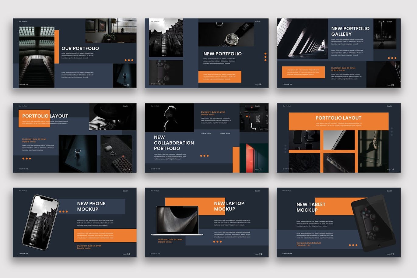 商业市场拓展幻灯片演示PPT模板 Oliver &#8211; Business PowerPoint Template