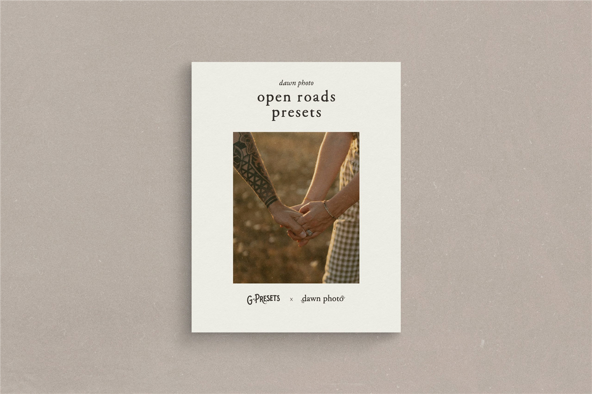 G-Presets 经典怀旧复古色调颗粒氛围落日低光LR调色预设包 G-Presets Open Roads Presets（9817） -