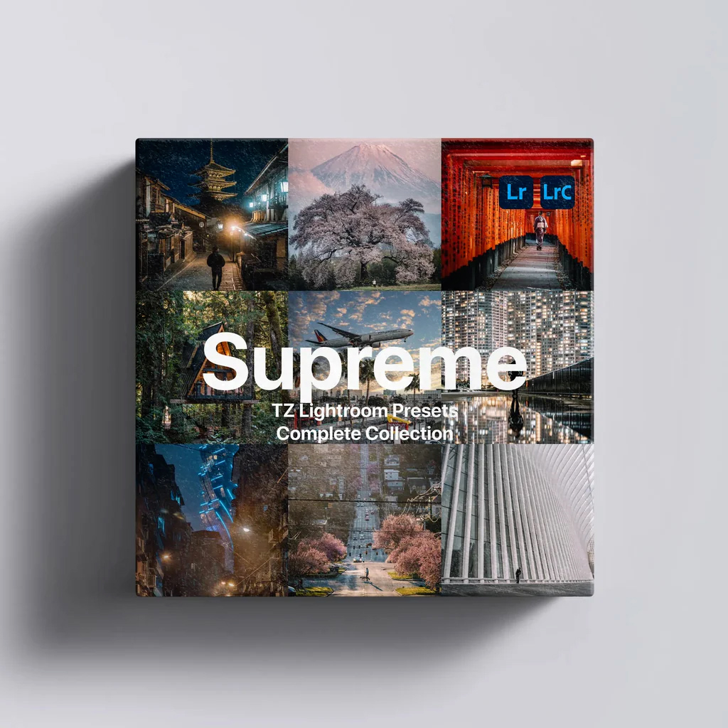 35个复古怀旧美学风格化人像摄影LR调色预设包 Supreme – TZ Lightroom Presets Complete Collection（9860） -