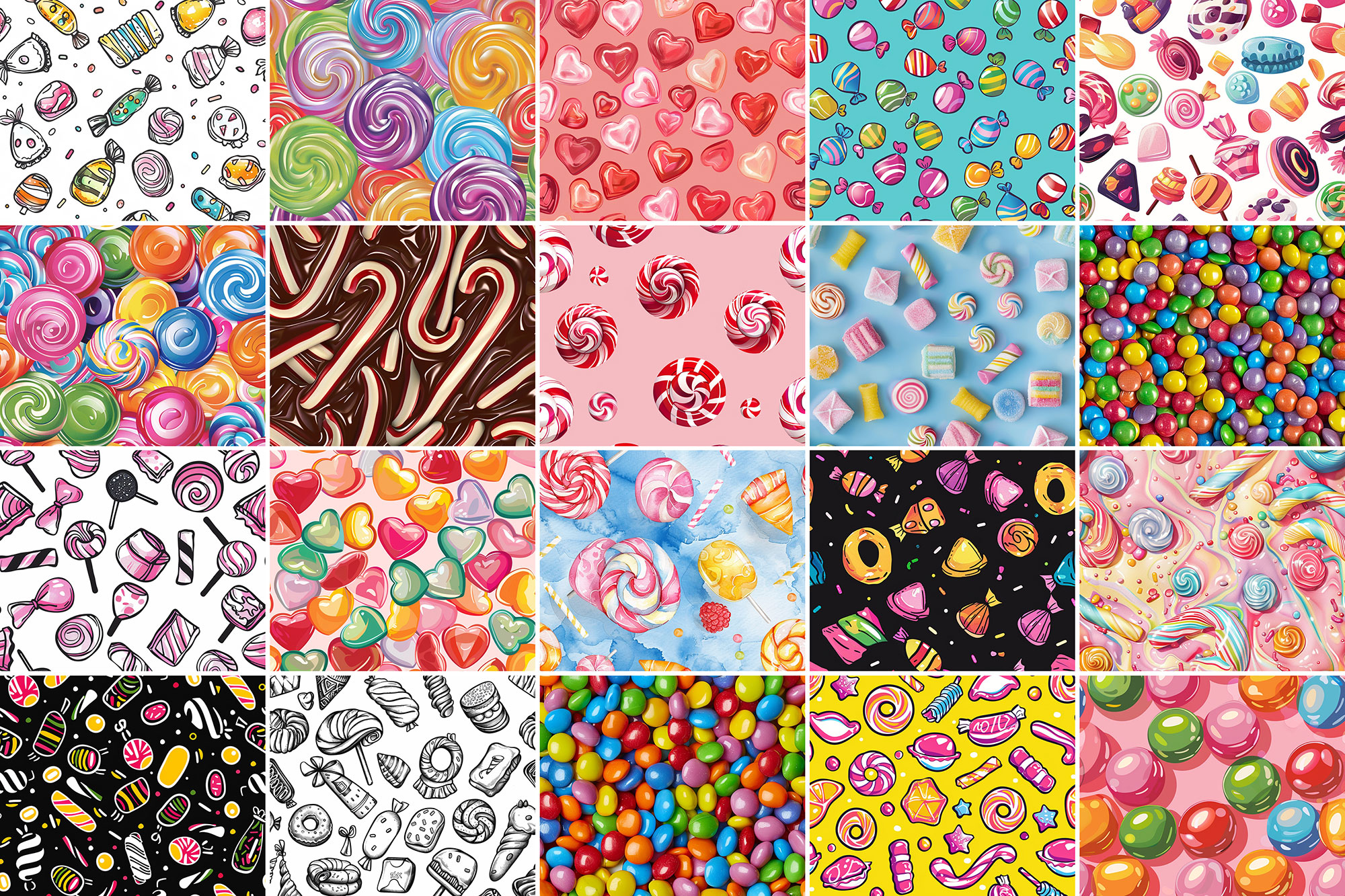 500+ Candy Patterns