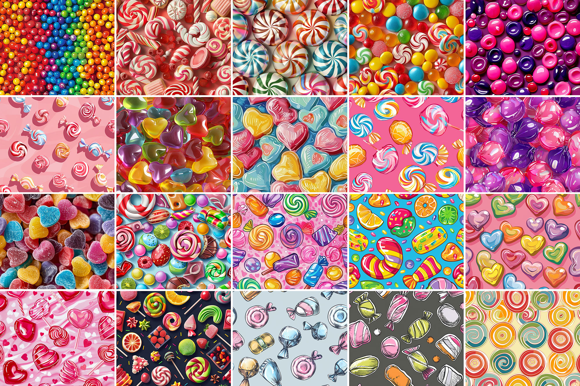 500+ Candy Patterns