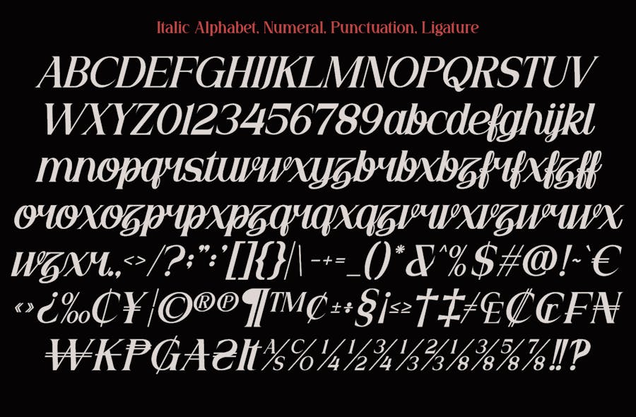 现代品牌杂志徽标海报设计衬线英文字体安装包 Arden Stafin Modern Serif Typeface - —