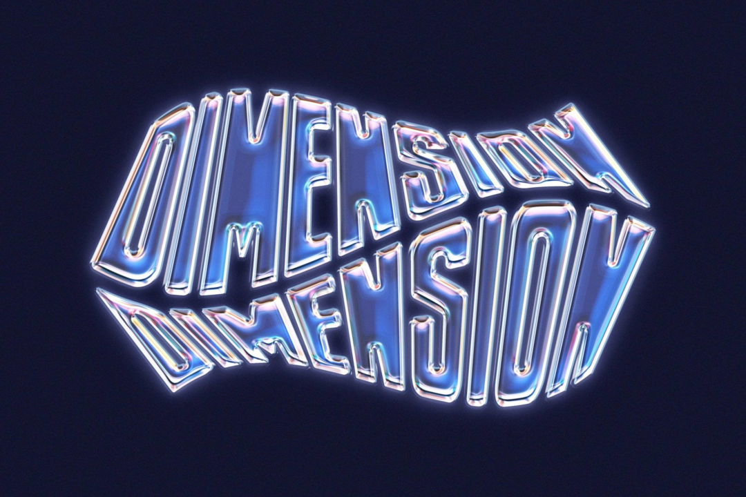 80年代复古金属镀铬3D立体海报标题LOGO设计PS特效样机模版 80s Television Chrome Text Effect - —