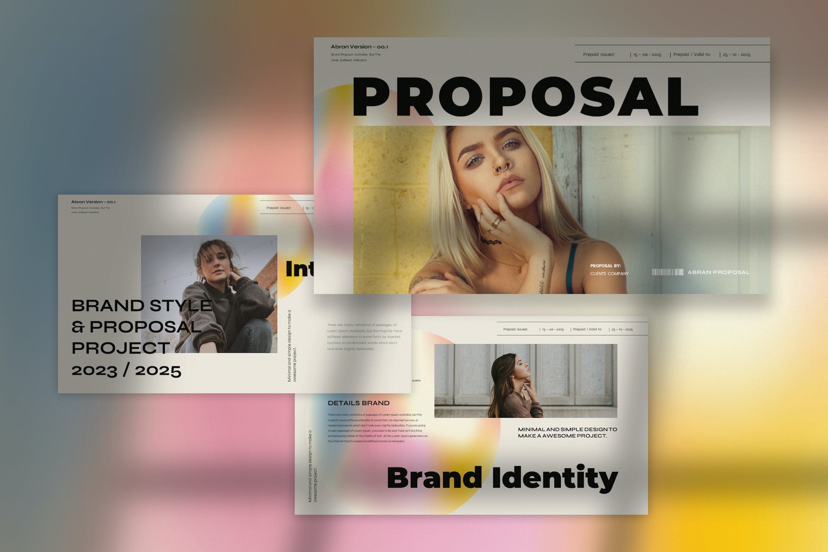 时尚简约品牌营销策划演示文稿设计Keynote模板 Abran - Brand Proposal Keynote Template - —